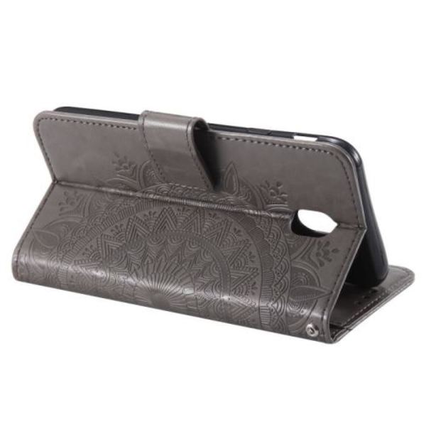 Flip Cover Etui med Prægning P til Samsung Galaxy J3 2017 SM-J330F