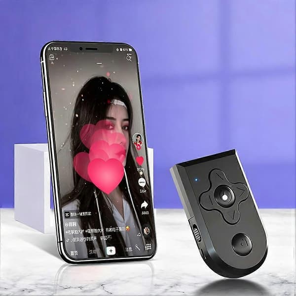 Bluetooth trådløs selfie-fjernudløser, universel kameracontroller til iOS- og Android-telefoner