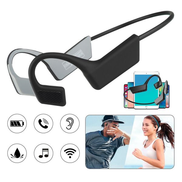 Bone Conduction Bluetooth hörlurar