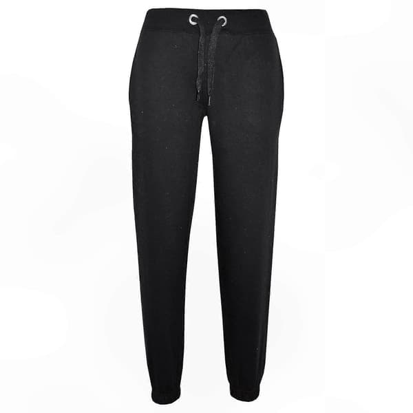 Ensfarget unisex hettegenser med joggebukse Black 2-3 Years