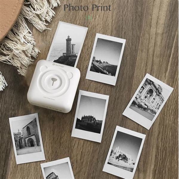 Termisk papir til PeriPage mini printer 56 mm 3 ruller Hvid