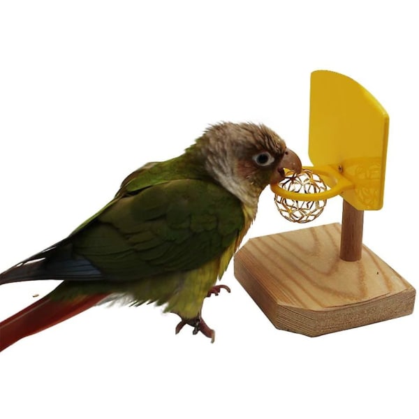 Bordsleksaker för fågeltricks, träningsbasket stapling färgring leksaksset Combination toy
