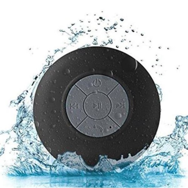 Vanntett Bluetooth-høyttaler for smarttelefon med sugekopp