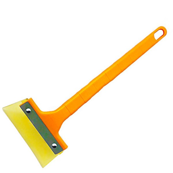 Multifunksjonell snøskrape med brede metallblader, ABS antisklihåndtak, snøskuffe for bilvindu og is Medium Oxford  2 Screws