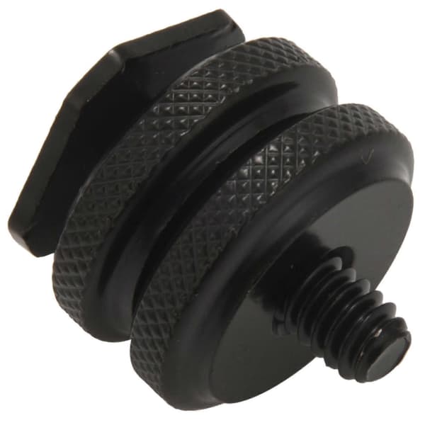 12-pack kamera kombinationspaket blixtskoadapter kallskoadapter 1/4 tum blixtskofäste för Nikon Black