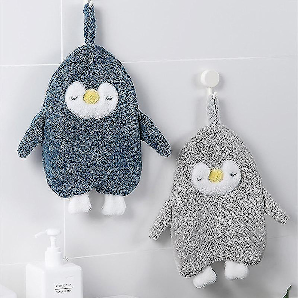 Sarjakuva Pingviini Pyyhe Gray
