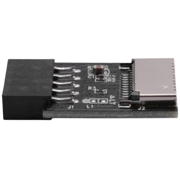 [LCS] Emolevyn USB2.0 9-nastainen TYPE-C A-KEY -etuliittimen muunnin USB3.2 TYPE-E -liitäntäotsikko Ada as shown