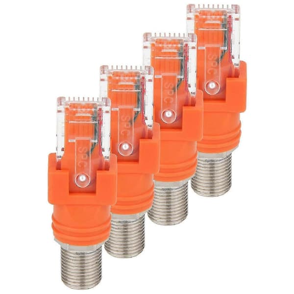 Koaksial til ethernet-adapter, 4-pak RF F hun til RJ45 han-konverter til tester [MI]