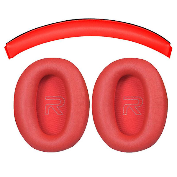Ersättningsöronkuddar för Edifier W820bt/ Edifier W828nb Bluetooth-hörlurar Earpads with Headband Red