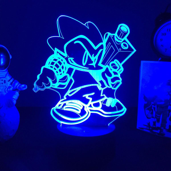Games Friday Night Funkin Pico 3D LED Nattlampa