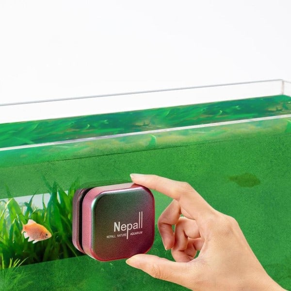 Akvarium Magnetisk Børste Fisketank Dobbeltsidet Gradient Rengøringsbørste Rengøringsværktøj