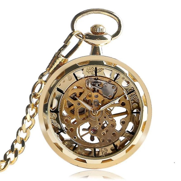 Deffrun case Present handuppdragbar mekanisk watch utan cover watch
