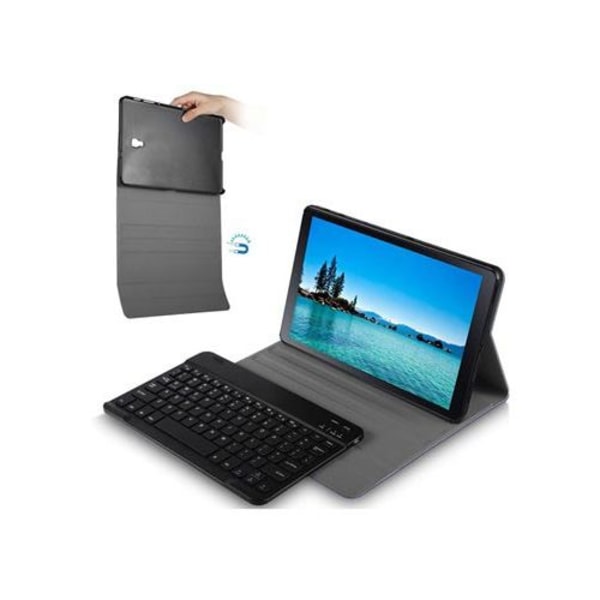 Samsung Galaxy Tab A 10.5 Fodral med Bluetooth Tangentbord - Blå