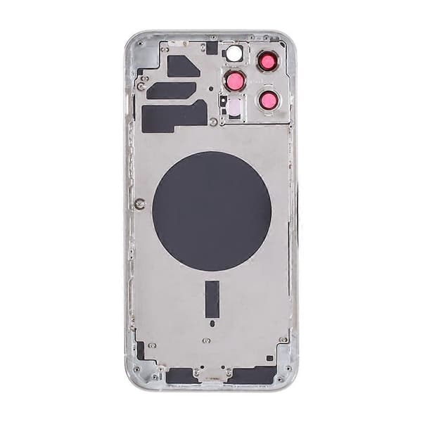 [LCS] iPhone 12 Pro Max -takakuori, keskikehys ja sivupainikkeet, EU-versio Multicolor Silver