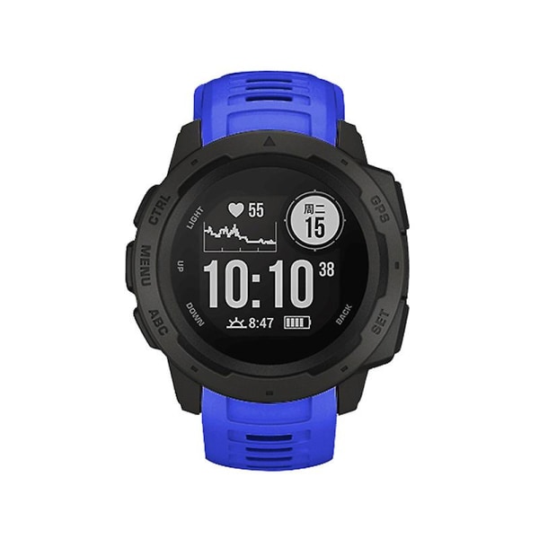 22mm Sportklocka Silikonarmband Armbandsrem För Garmin Instinct Teal