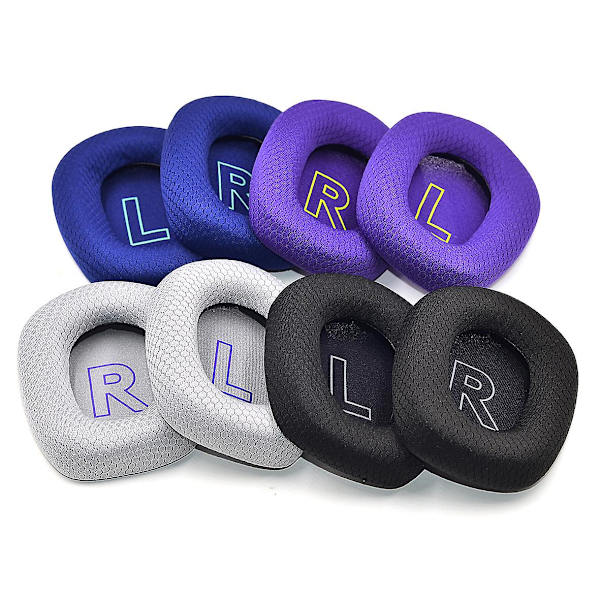 Erstatningsøreputer for Logitech G733 Lightspeed trådløst gaming headset Purple