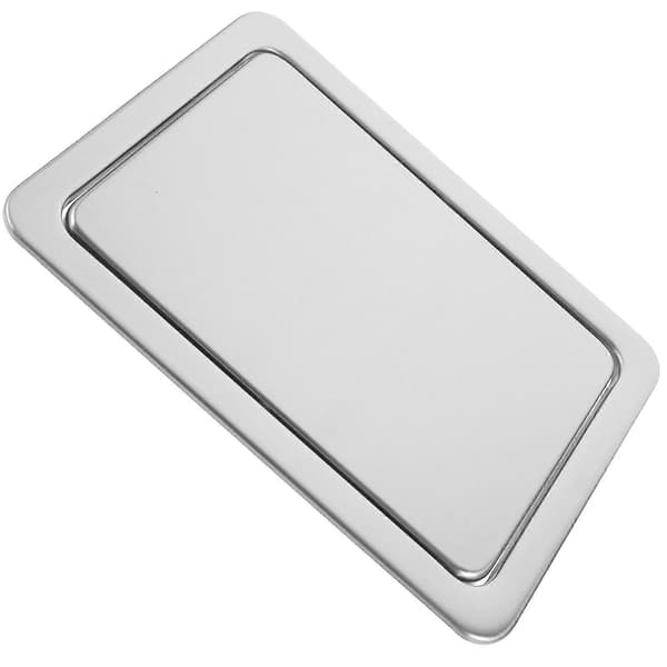 Lättskött skräplock för bänkskivor och skåp Silver 23.00X16.50X3.30CM