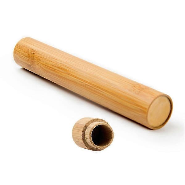 [LCS] Bambuhammasharjakotelo Hammasharjan matkasäiliö Luonnollinen hammasharjakasetti