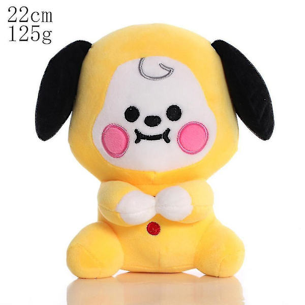 7 st Kpop Bts Plyschleksak Söt Mjuk Docka Fylld Figur För Fans