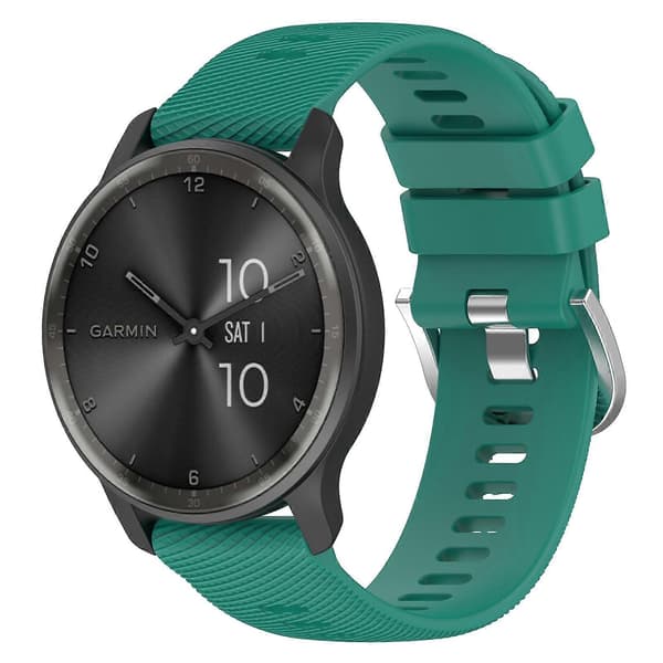 Silikoninen kellonranneke Garmin Venuun Pine Green