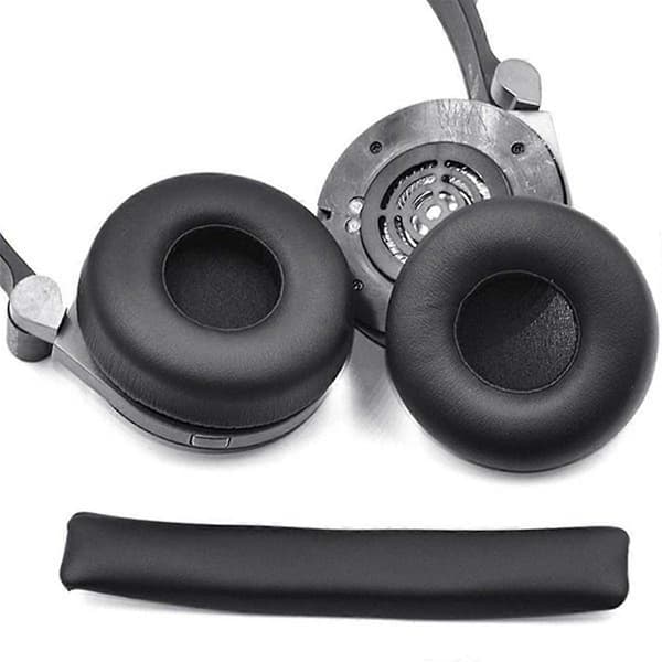 [LCS] For Synchros E40BT E40 Bluetooth-hodetelefoner Øreputer Pute Trekk Skinn Hodebånd Erstatning Hodebjelke Black