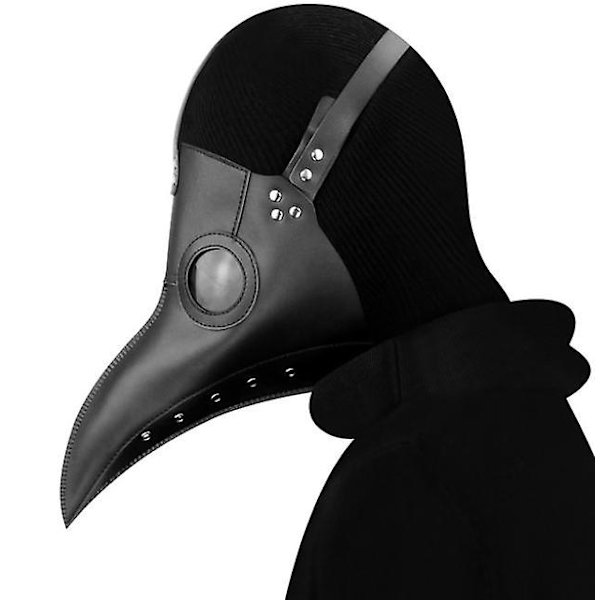Halloween Pestepestläkare Mask För Halloweenfestkan Inte Anlända Före black