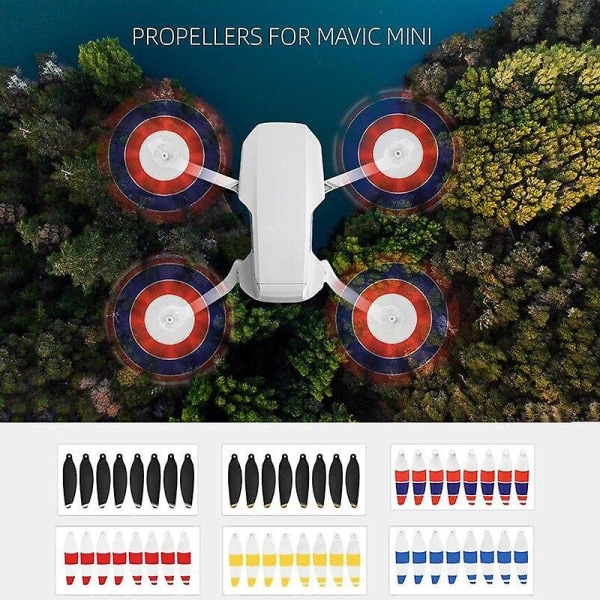 8st utbytespropeller för dji mavic mini drone 4726 lättviktsrekvisita bladvingfläktar tillbehör reservdelar skruvsatser E