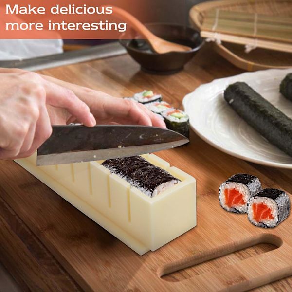 Multifunktionell Sushiverktyg Risbollsform 5-i-1 Sushis 10-delars Set