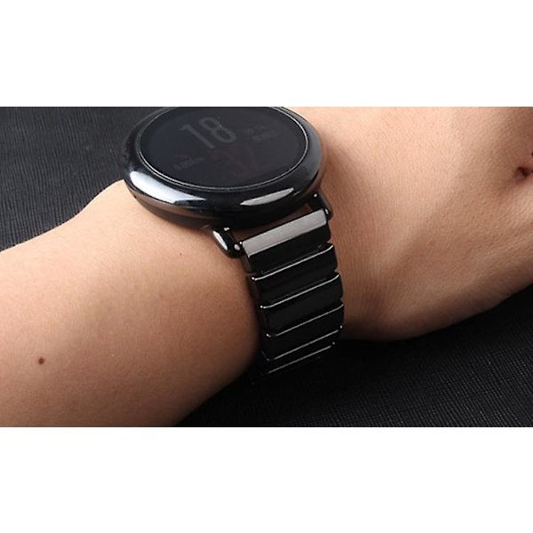 Keramisk klockarmband Kompatibel med Samsung Watch Högkvalitativt keramiskt armband Kompatibelt med Apple Watch