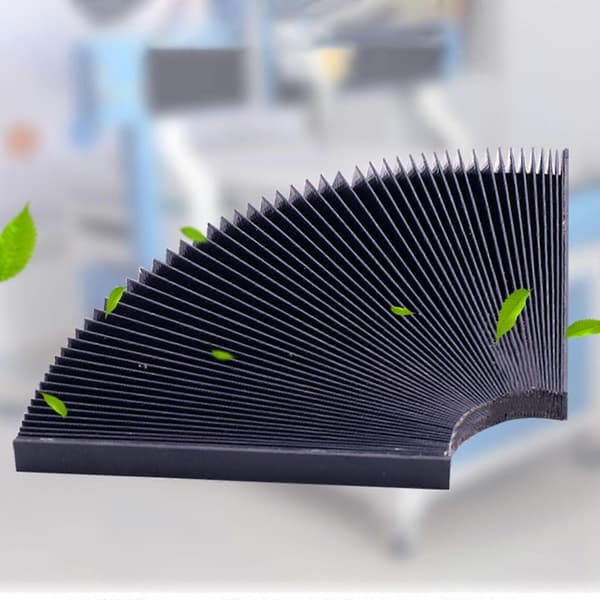 [LCS]CNC-maskin dragspelskydd töjbart till 1,5M flexibelt fräsmaskinskydd 16cm