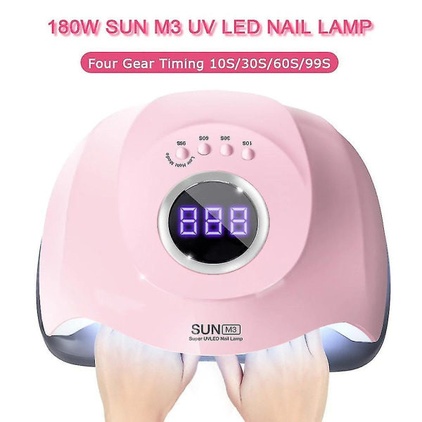 180W SUN M3 UV LED Kynsilamppu Kynsikuivain 45 LEDiä Lamppu