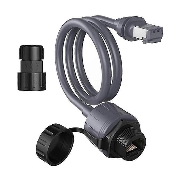 [LCS] Mini Starlink Ethernet-adapter Gen 3 med vattentät RJ45-patchkabel för förbättrad anslutning Gray