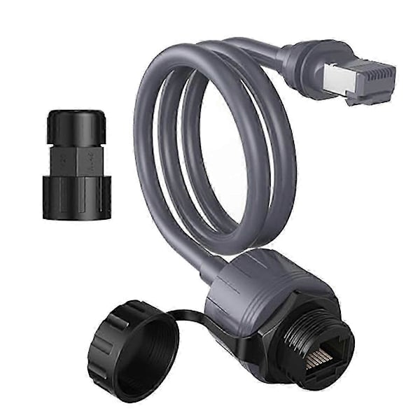 [LCS] Mini Starlink Ethernet Adapter Gen 3 with Waterproof RJ45 Patch Cable for Enhanced Connectivity Gray