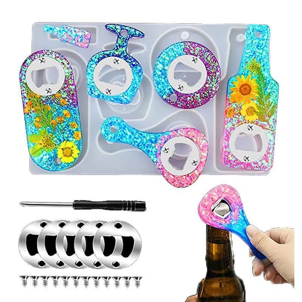 [LCS] DIY Silikonharpiks Flaskeåpner Kit Støpeform