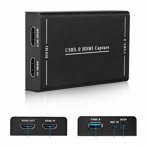 HDMI til USB Video Capture-kort