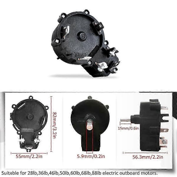 Båd påhængsmotor controller 12V til elmotorer 28lb-88lb tryk