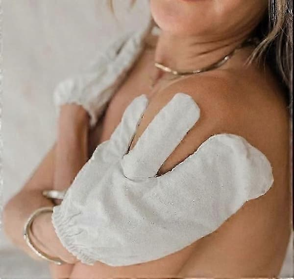 2025 Garshana Handskar Rå Siden Massagehandskar Ayurvedisk Massage 2pcs