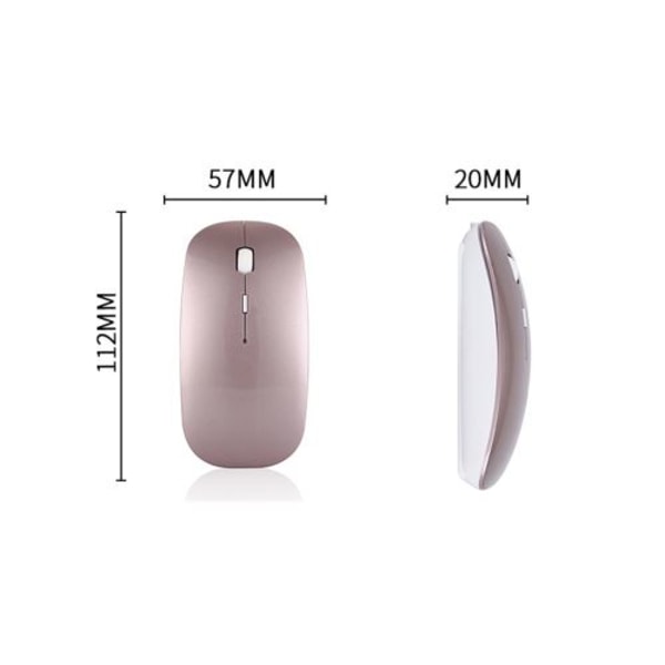 Bluetooth 4.0 ja 2.4G langaton Dual Mode hiljainen Ladattava
