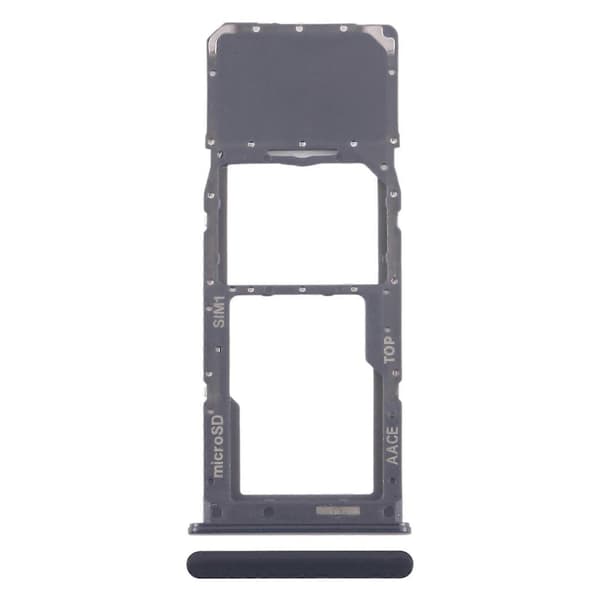 (Ny) Til Samsung Galaxy A13 SM-A135 KOMPATIBEL SIM + Micro SD-kortbakke Black