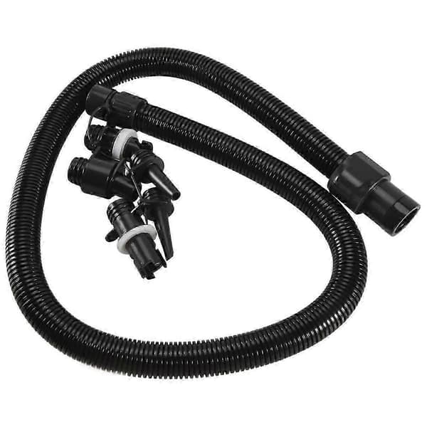 [LCS] Elektrisk luftpumpe kompatibel med kajakkpadlebrett oppblåsbart Black