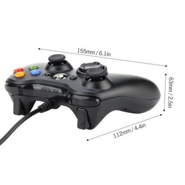 Trådbunden gamepad joystick för Xbox 360