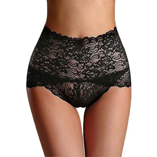 Dame Sømløse Blonde Trusser Åndbare Høj Talje Butt Lift Briefs Undertøj 3XL