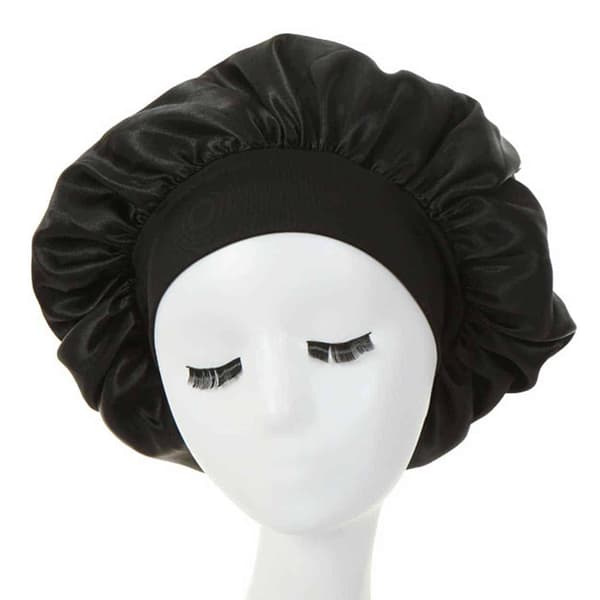 [LCS]Sovmössa - Satin Bonnet - Sovmössa Svart one size svart black