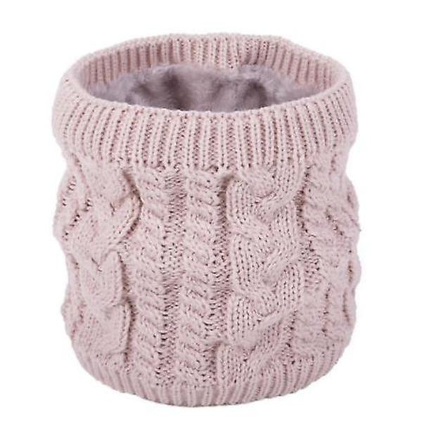 Unisex Talviset Lämpimät Neulotut Kaulurit Pink