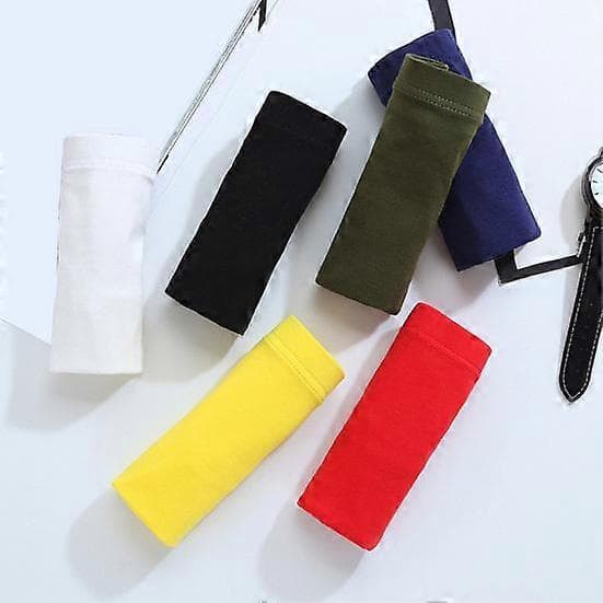 [LCS] Bokserundertøy for menn, ensfarget, pustende, elastisk bokser, U-konveks flatvinkeldesign, truser til hjemmebruk royal blue L