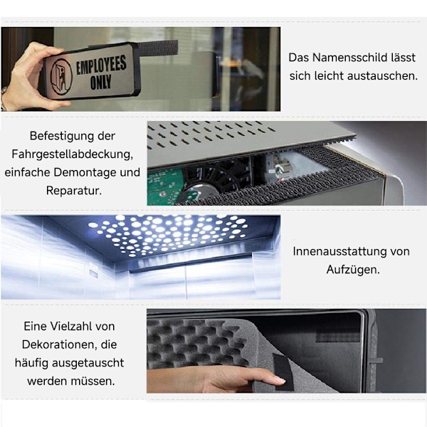 1M Självhäftande 3550 Dual Lock Extra Stark Flexibel Snäppfäste