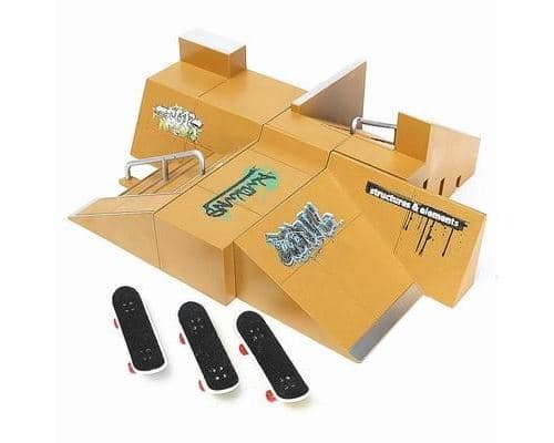 Skate Park Rampe 3x Finger Skateboard Skateboards Legetøj 92