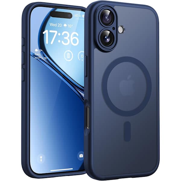 [LCS] Magnetisk skal til iPhone 17 6,3-tommer, kompatibelt med MagSafe (mørkeblå) iPhone 17
