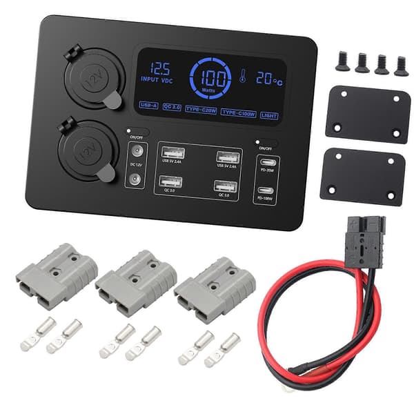 Bærbare bobiler Camp billader strømbokser 12V DC12v strømboks USB-uttak inngang multipluggforlenger installert i bobiler With Accessories