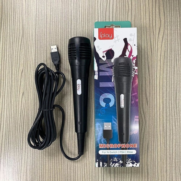 USB trådbunden mikrofon karaoke mikrofon för nintendo switch wii ps4 xbox pc dator kondensator inspelning mikrofon ultrabred